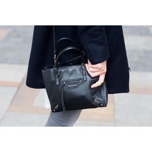 Papier A5 Pleather Black Bag